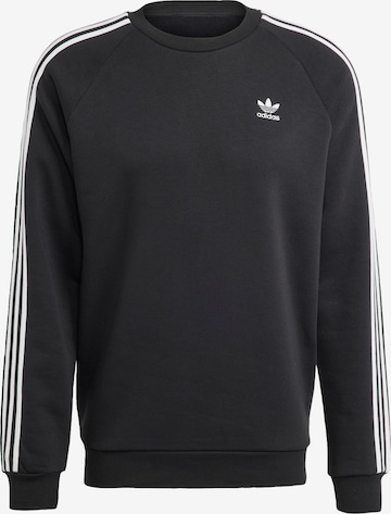 Bluză de molton 'Adicolor Classics 3-Stripes' de la ADIDAS ORIGINALS pe negru: față