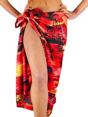 King Kameha Scarf 'Surf' in Red