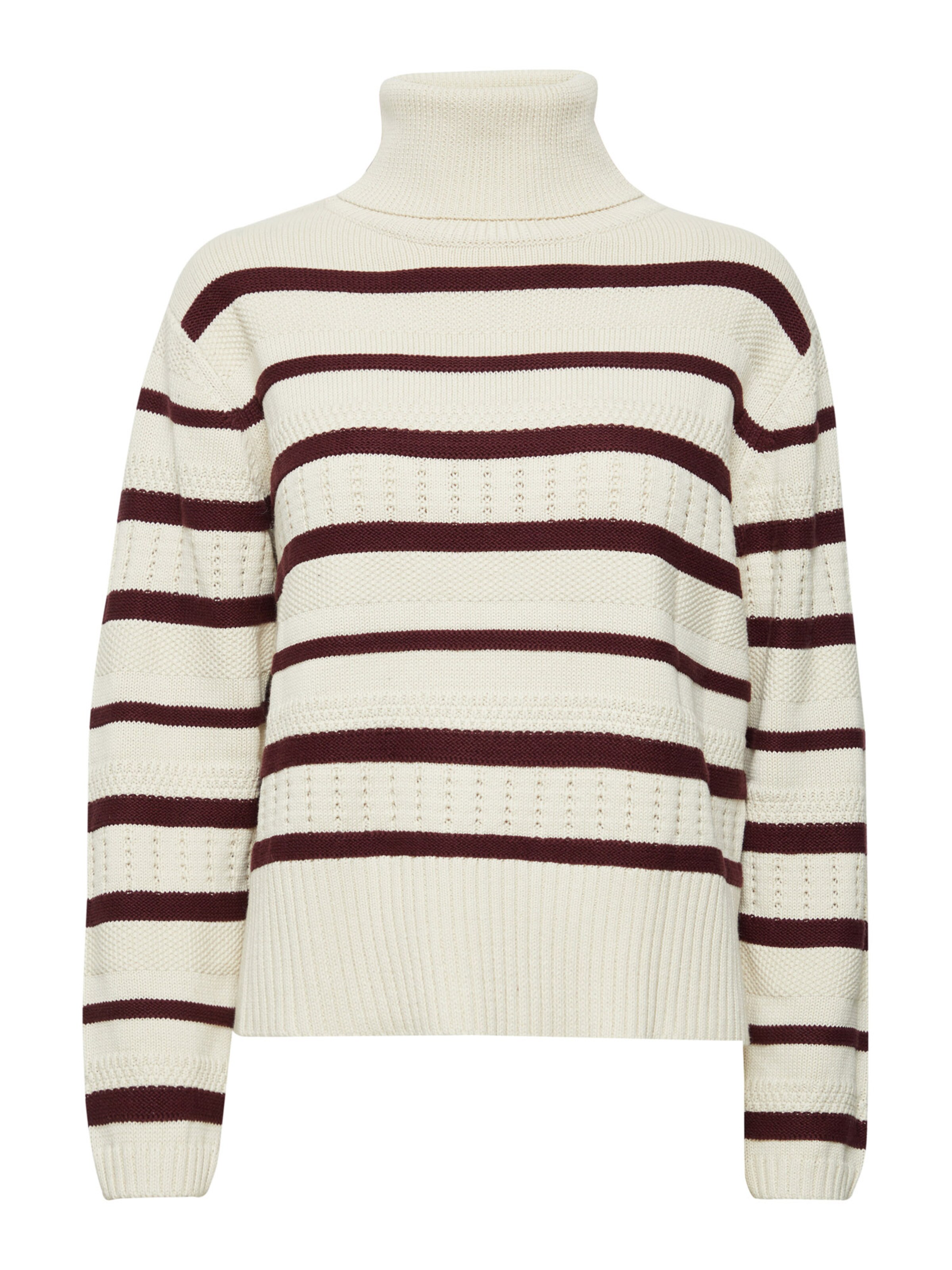ICHI Sweater 'PILAR' in Beige: front