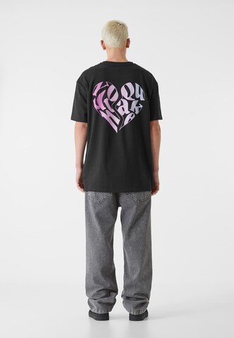 Lost Youth Shirt 'Heart' in Black