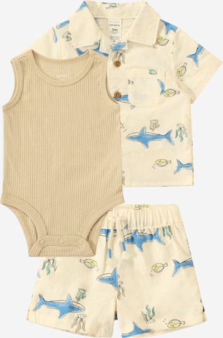 Carter's - Conjunto en beige: frente