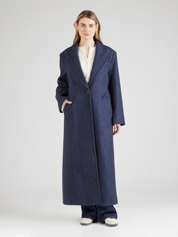& Other Stories Between-seasons coat in Blue: front