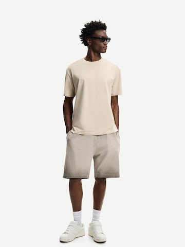 Bershka Loosefit Bukser i grå