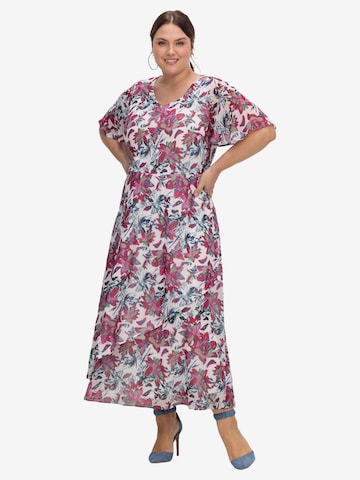 Robe SHEEGO en mélange de couleurs : devant