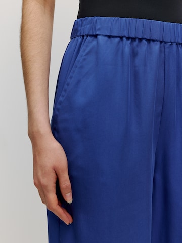 EDITED Szeroka nogawka Spodnie 'Nona' w kolorze niebieski