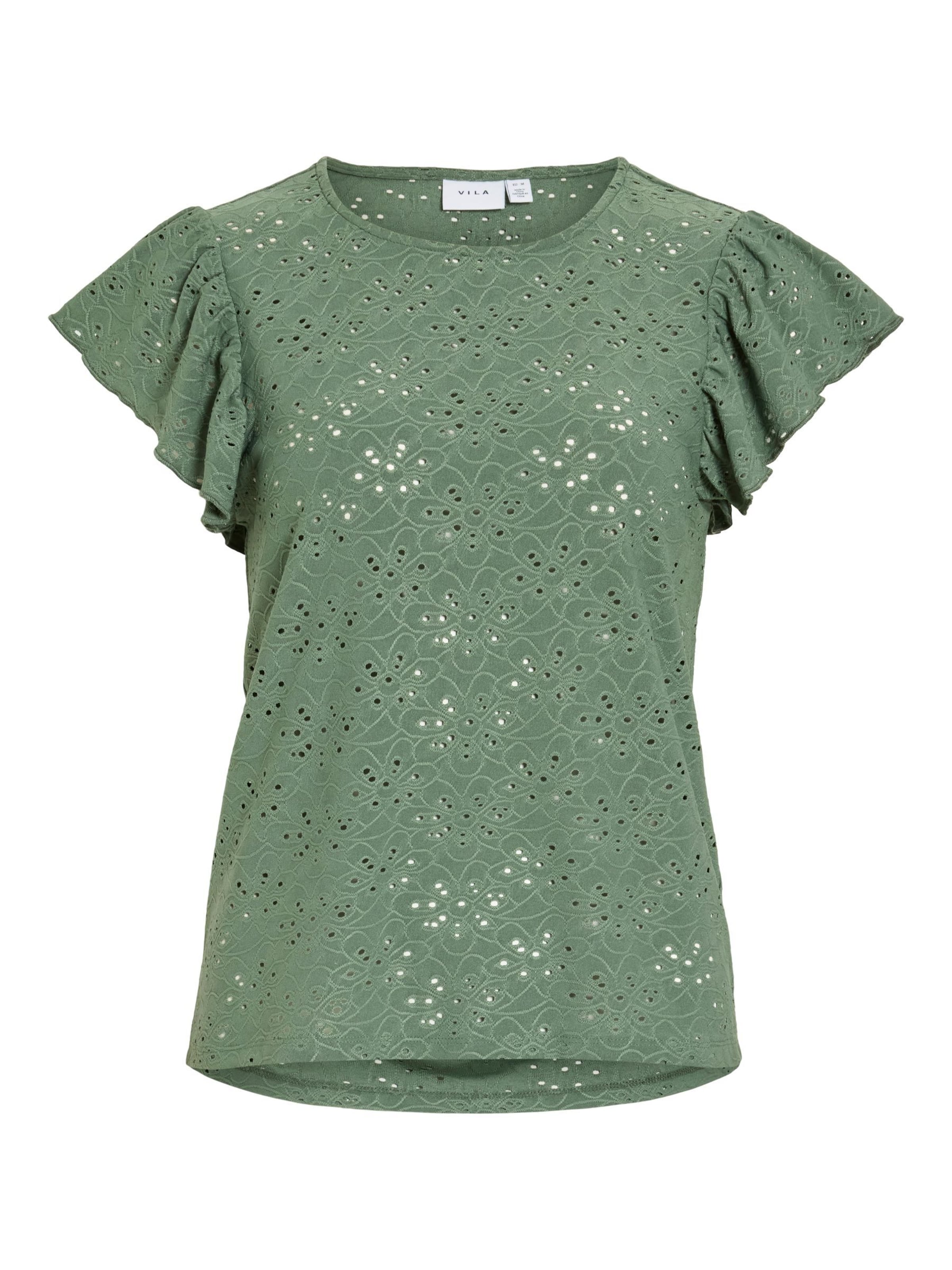 Camicia da donna 'VIKawa' di VILA in verde: frontale
