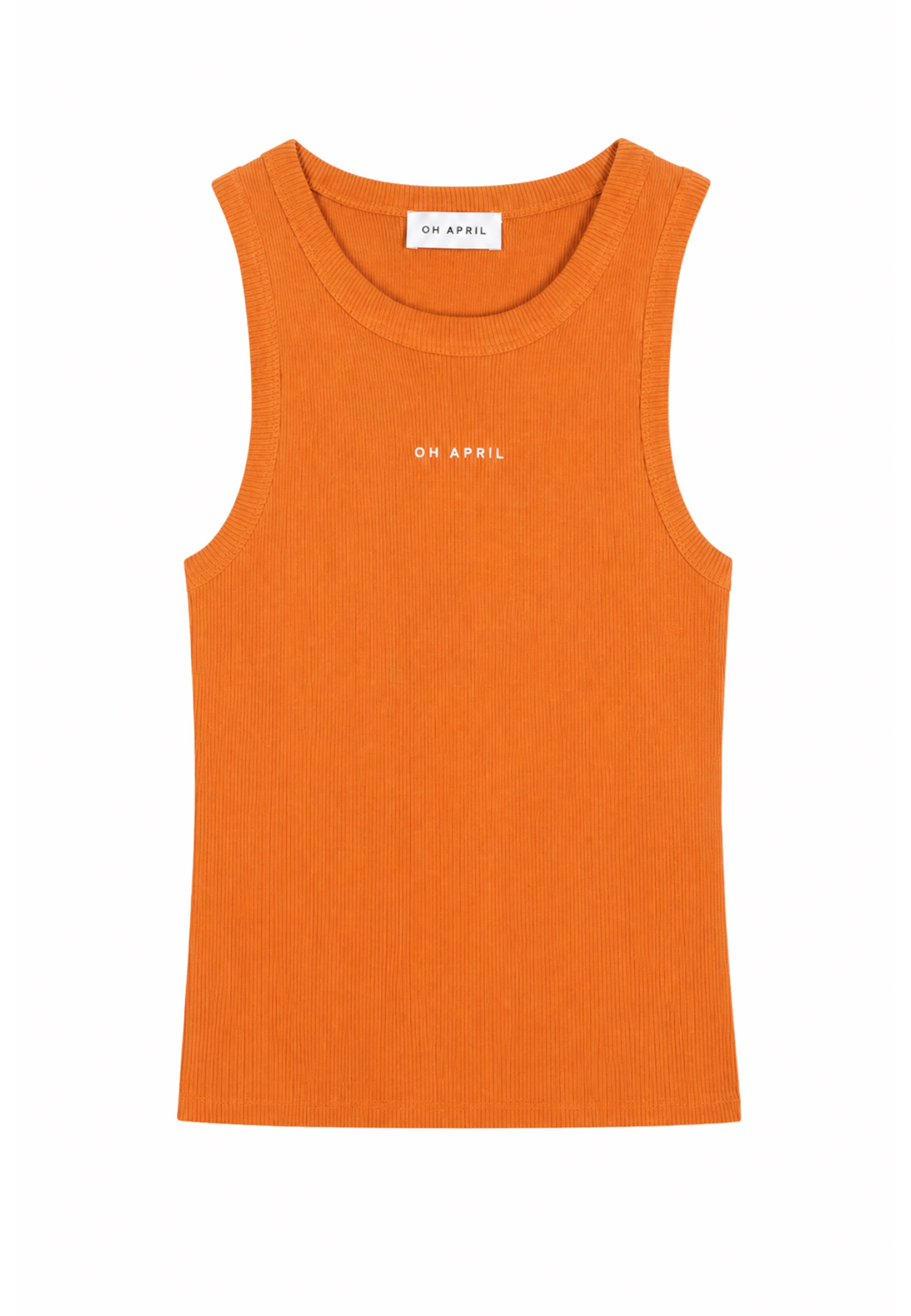 OH APRIL Top 'Dara' in Orange: Vorderseite