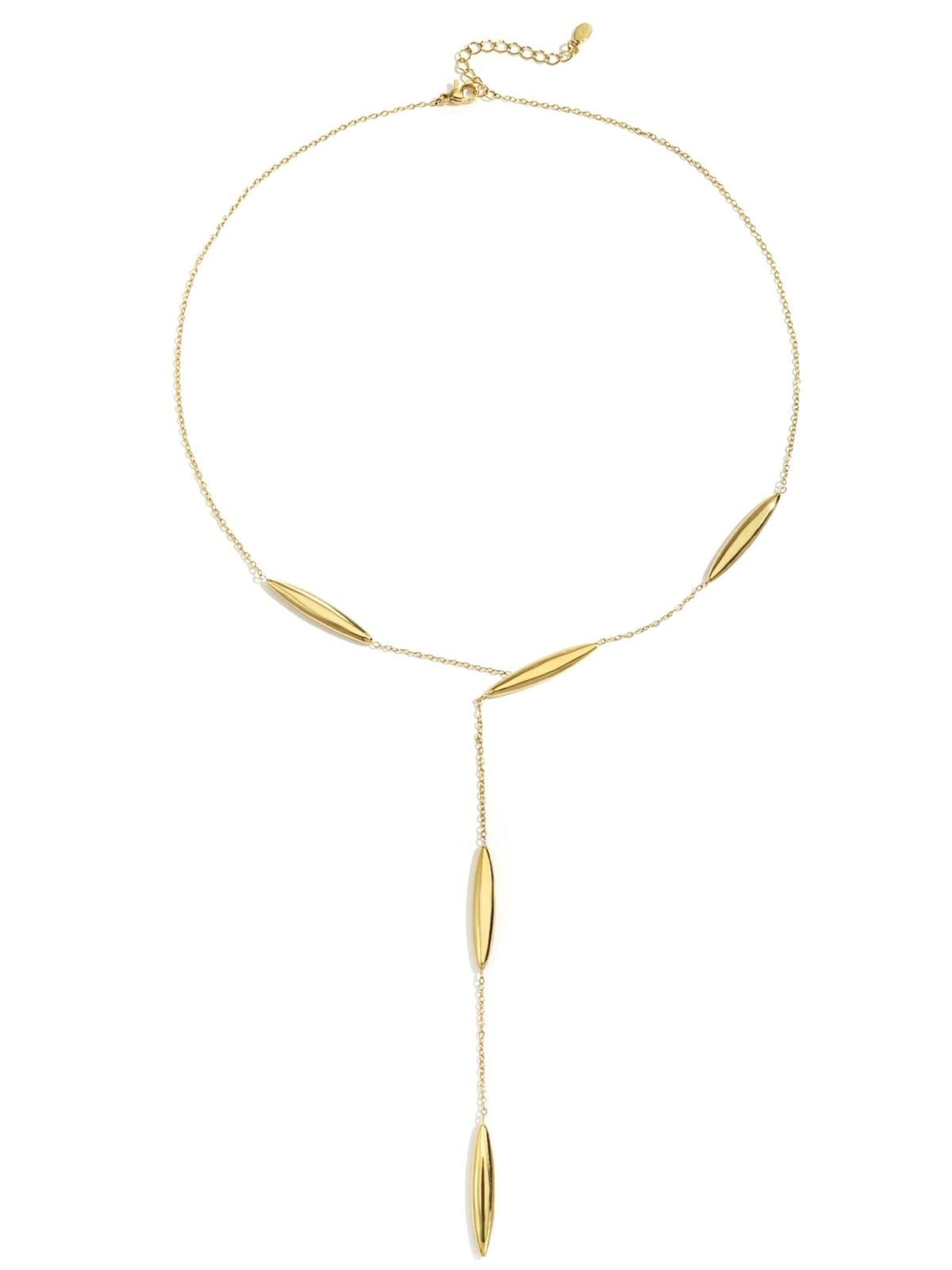 Cala Rose Kette 'SLEEK MARQUISE'‌‌‌‌‌‌‌ in Gold: Vorderseite