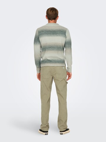 Only & Sons Sweater 'ONSTimber' in Grey