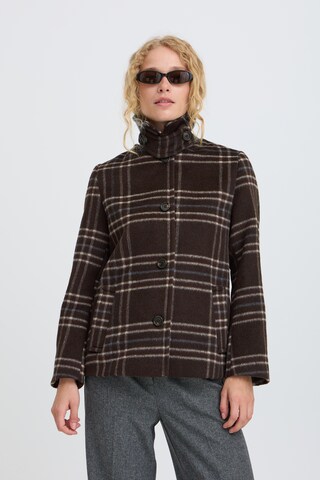 b.young Between-season jacket in Brown: front