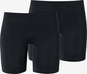 SCHIESSER Boyshorts 'Classic Seamless' in Black: front