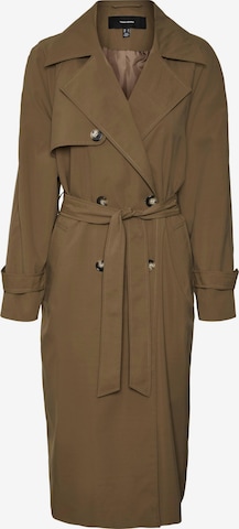 VERO MODA Between-seasons coat 'Tessa' in Brown: front