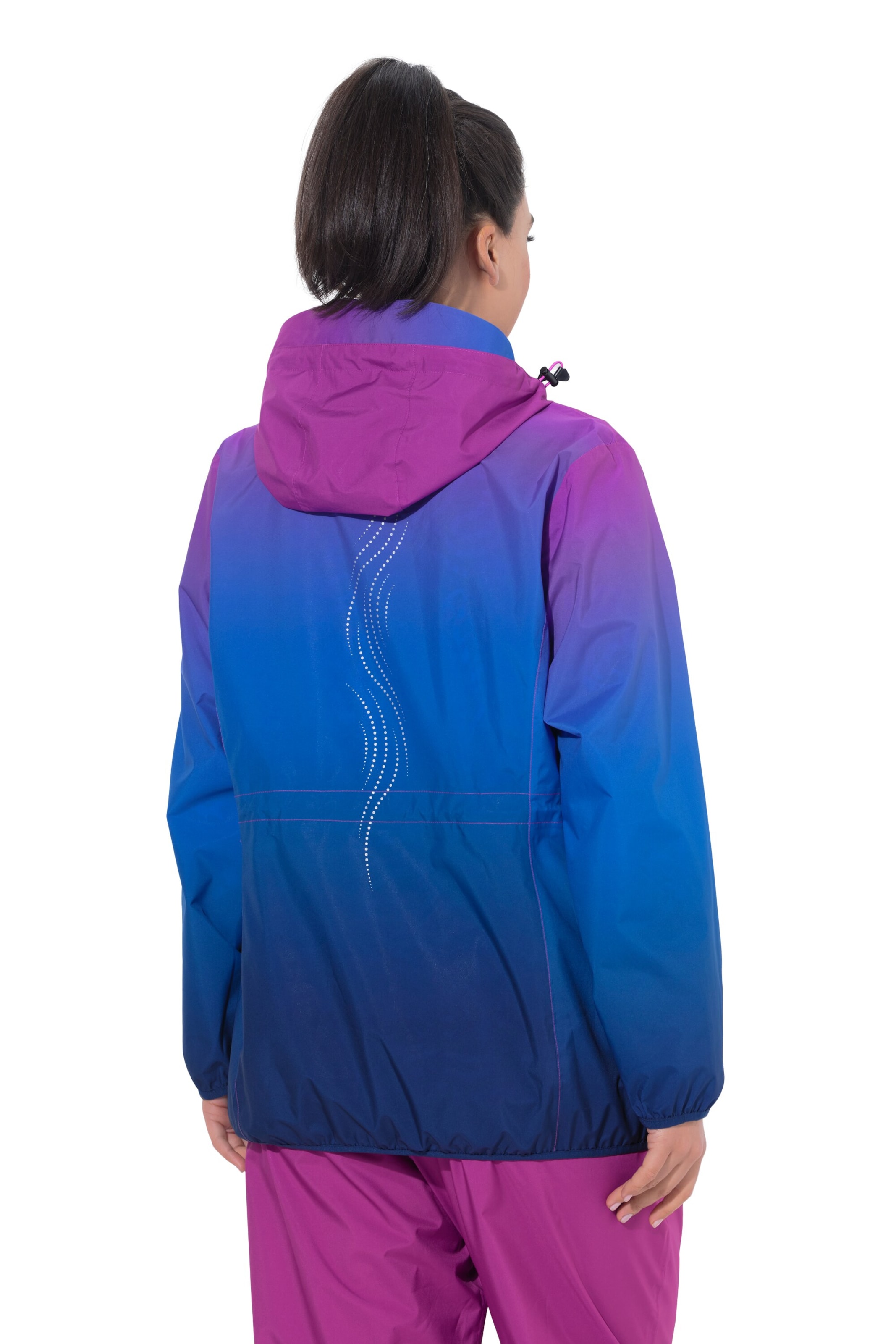 Ulla Popken Weatherproof jacket in Blue