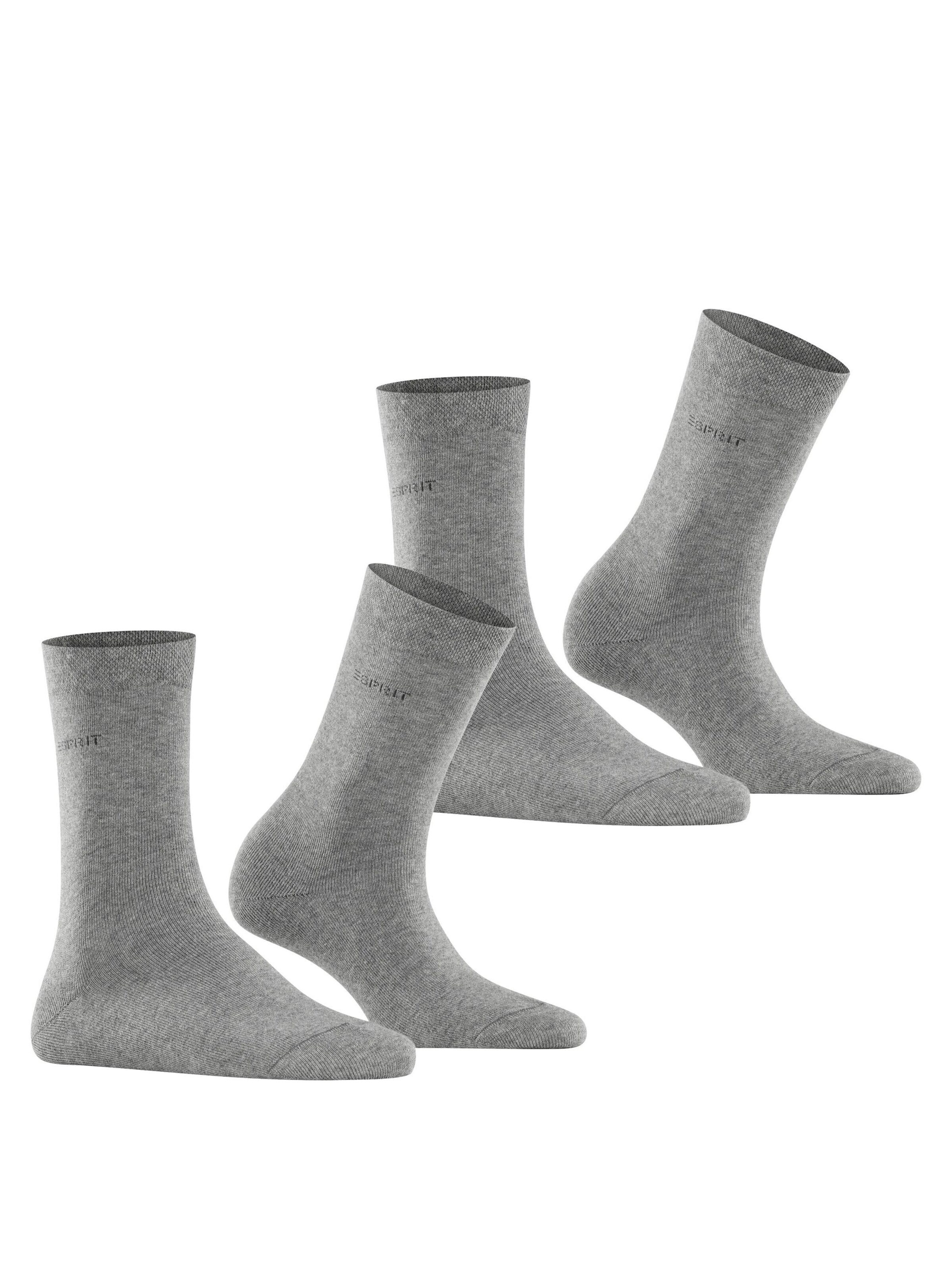 ESPRIT Socks 'Basic Easy 2-Pack' in Grey