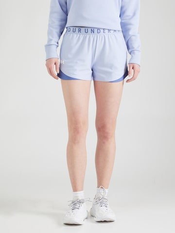 UNDER ARMOUR Обычный Спортивные штаны 'Play Up 3.0' в Синий: спереди