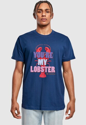Maglietta 'Friends - My Lobster' di ABSOLUTE CULT in blu: frontale