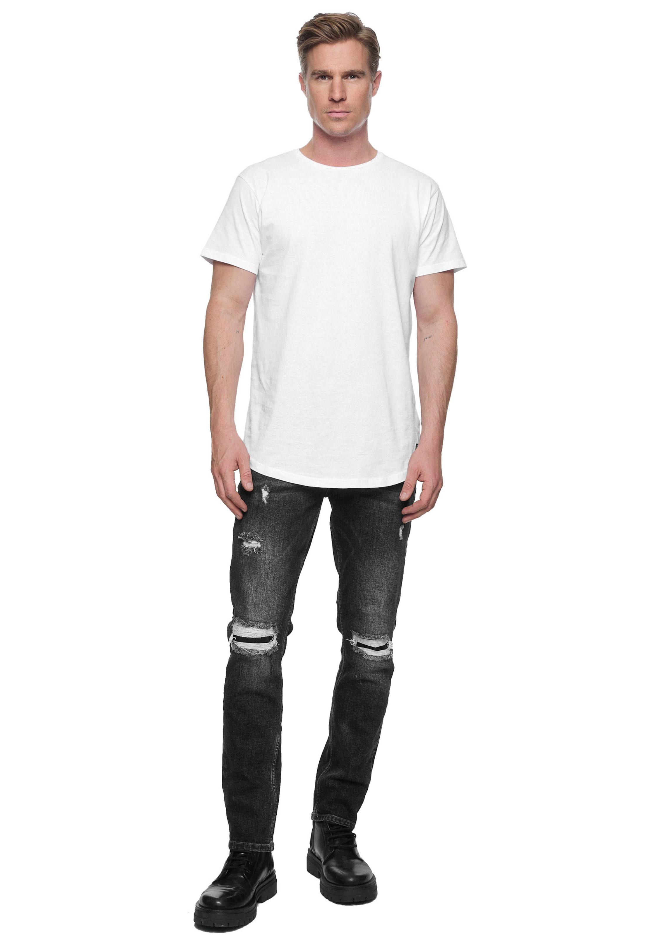 Rusty Neal Slimfit Jeans 'YOKOTE' in Zwart