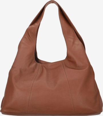 Les Visionnaires Schultertasche 'Paz Essential' in Braun: Vorderseite