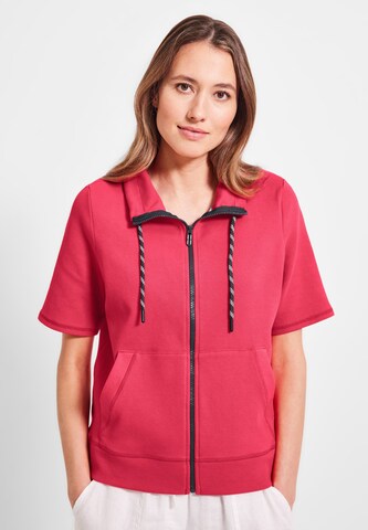 CECIL Sweatvest in Roze: voorkant