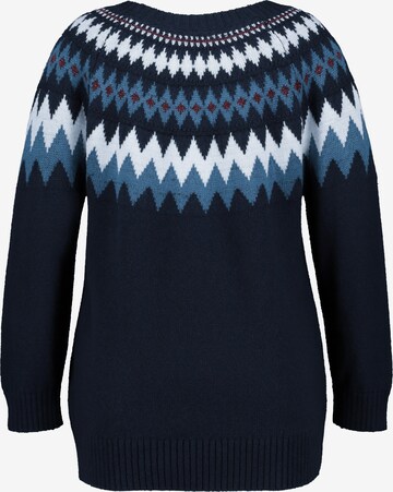 Pull-over Ulla Popken en bleu