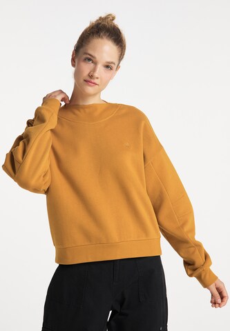 DreiMaster Vintage Sweatshirt in Gelb: predná strana