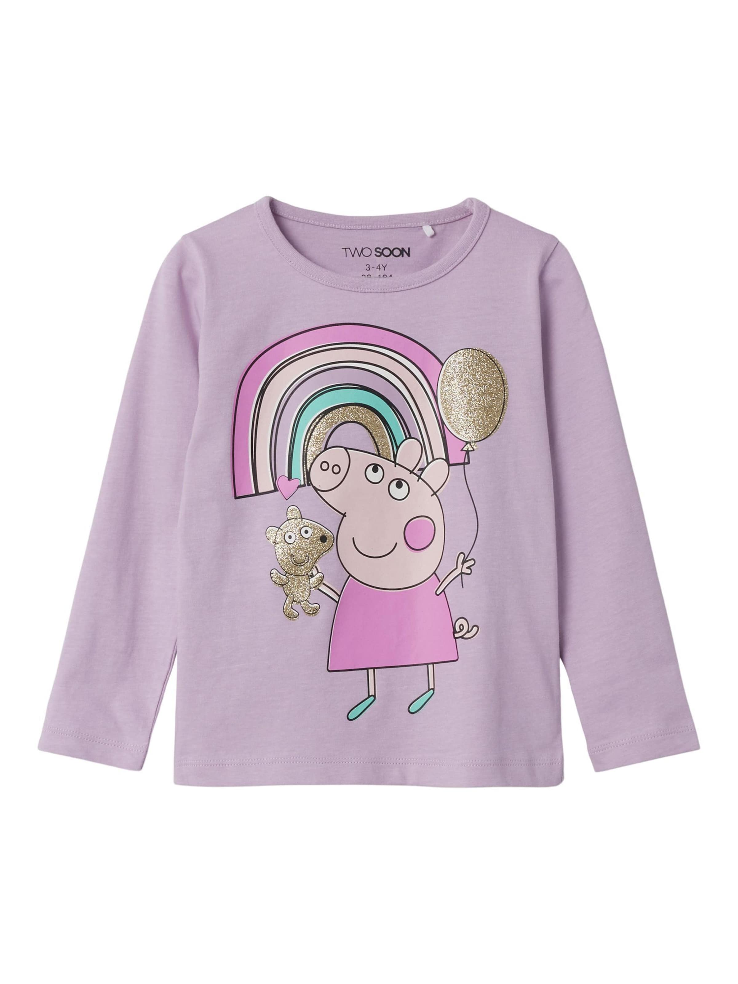 TWO SOON Bluser & t-shirts 'Peppa Wutz' i lilla: forside