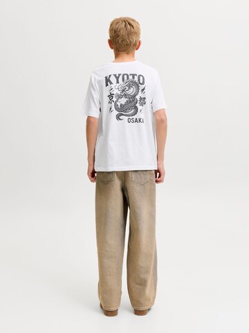 Jack & Jones Junior Shirt in Wit: voorkant