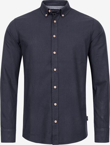 INDICODE JEANS Regular fit Button Up Shirt 'Riverside' in Black: front