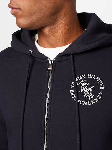 TOMMY HILFIGER Zip-Up Hoodie in Blue