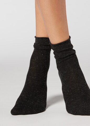 CALZEDONIA Socken in Schwarz: Vorderseite