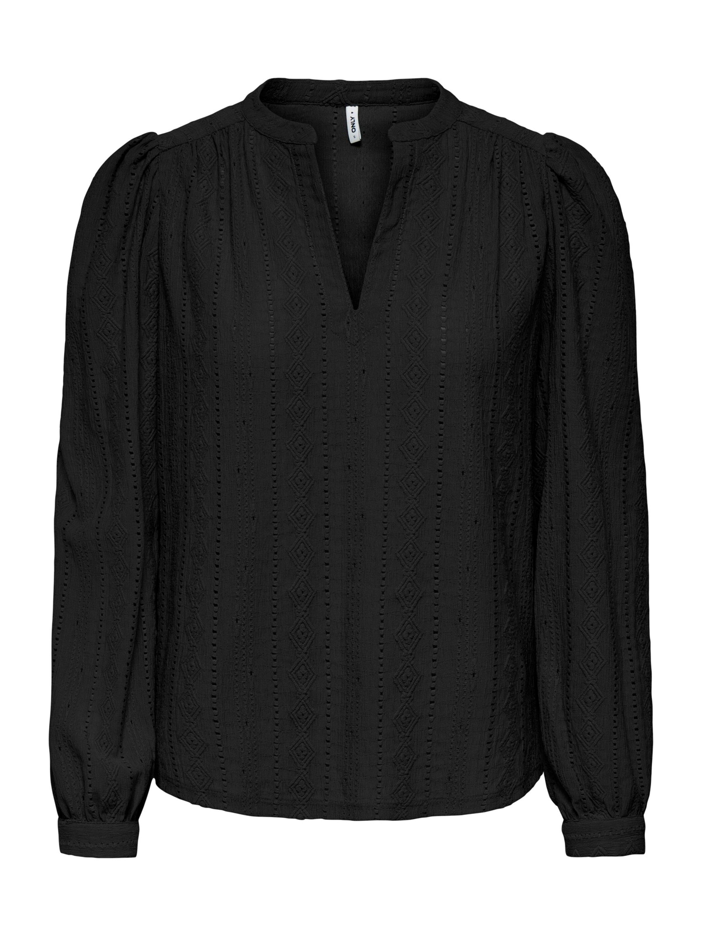 ONLY - Blusa 'ONLMINNA' en negro: frente