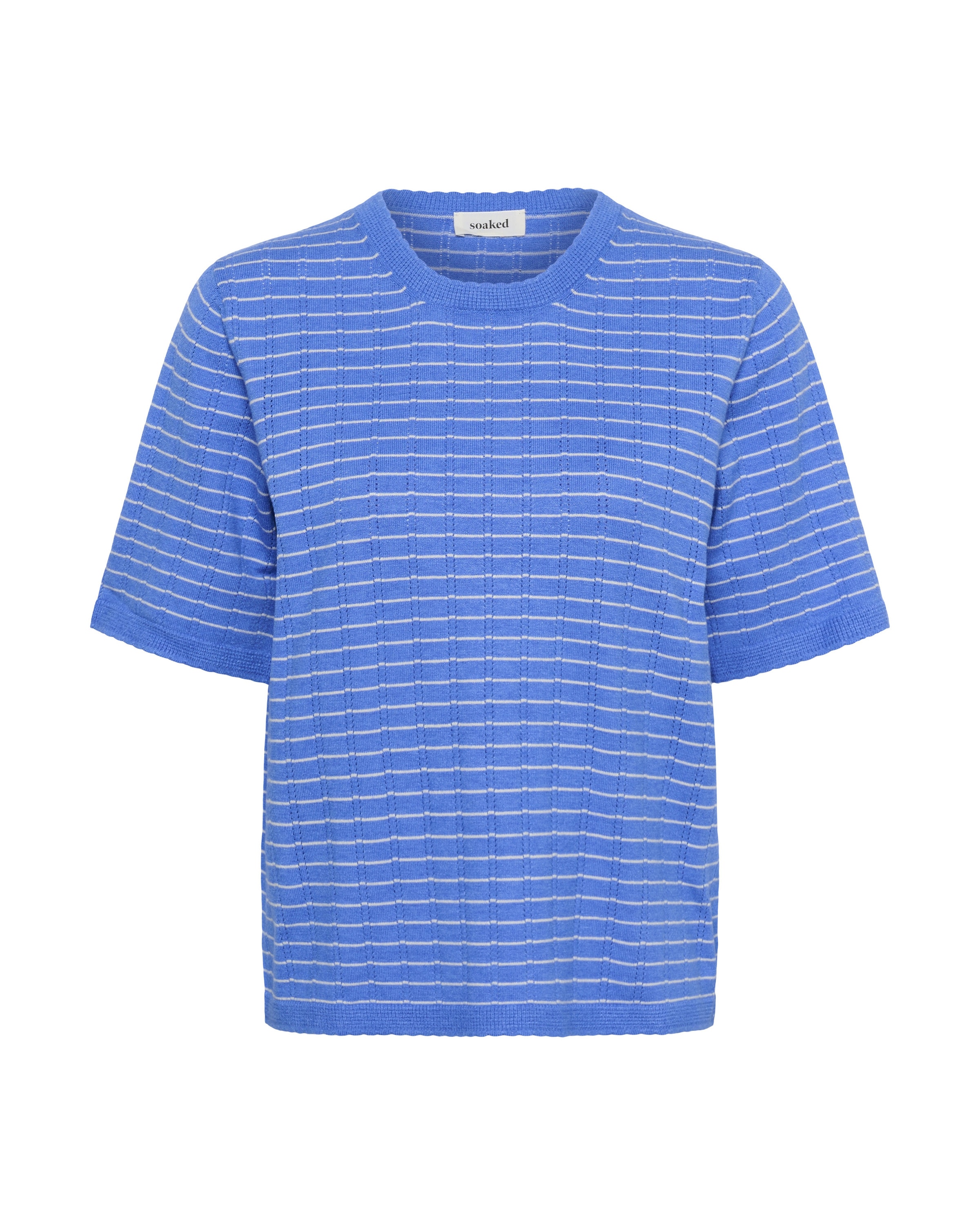 SOAKED IN LUXURY Pullover 'SLSpina' in Blau: Vorderseite