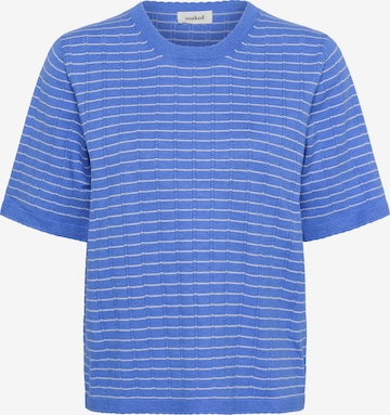 Pull-over 'SLSpina' SOAKED IN LUXURY en bleu : devant