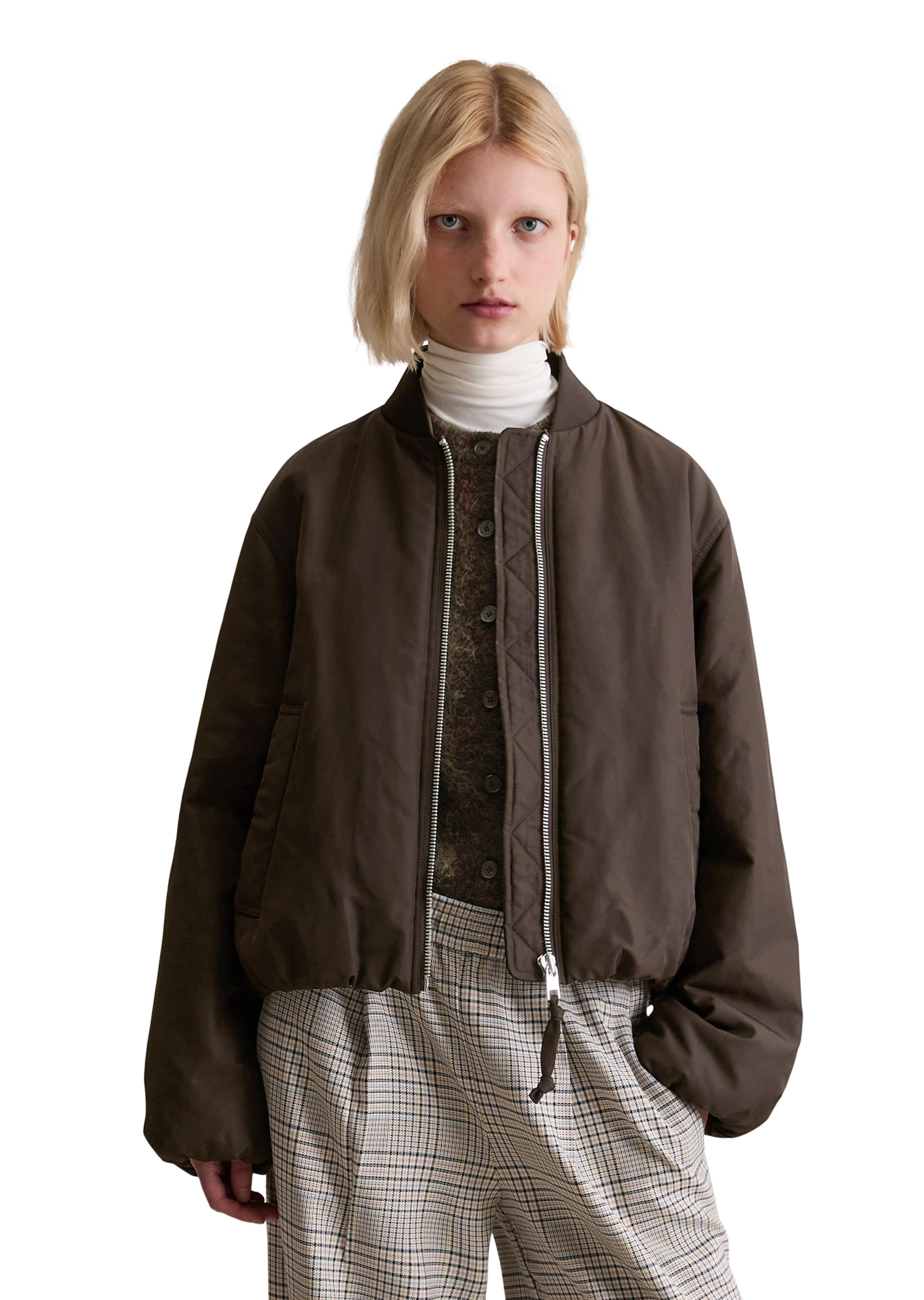 Marc O'Polo DENIM Jacke in Braun: Vorderseite