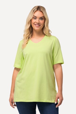 Ulla Popken Shirt in Groen: voorkant