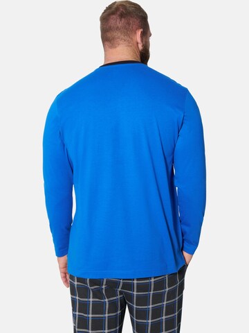 Jan Vanderstorm Long Pajamas ' Rolfheim ' in Blue