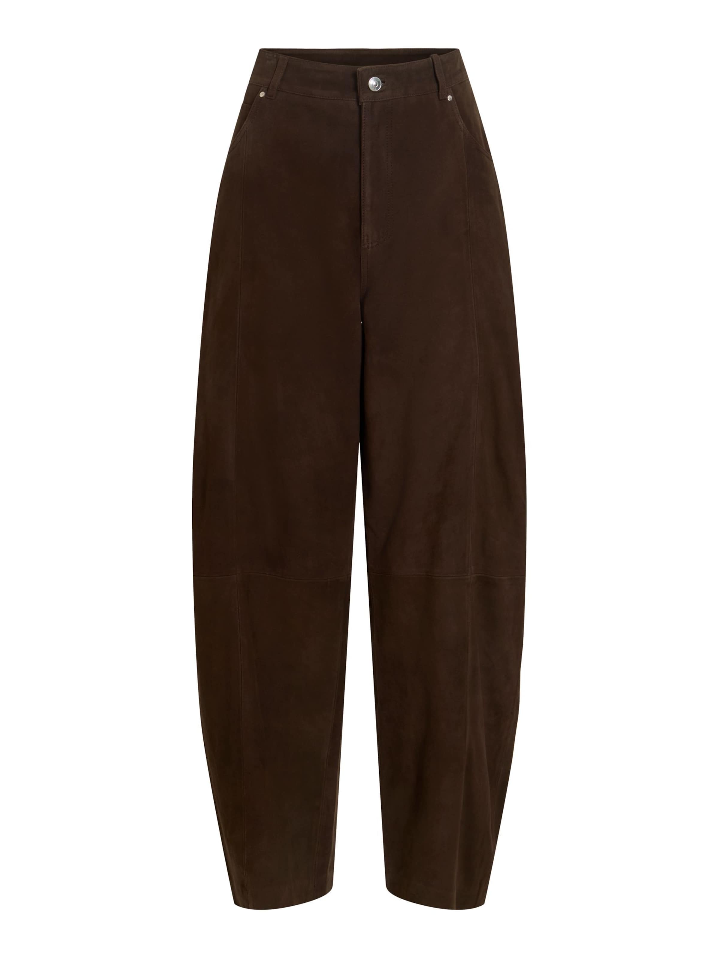Barrel Pantaloni 'IDA' di VILA in marrone: frontale