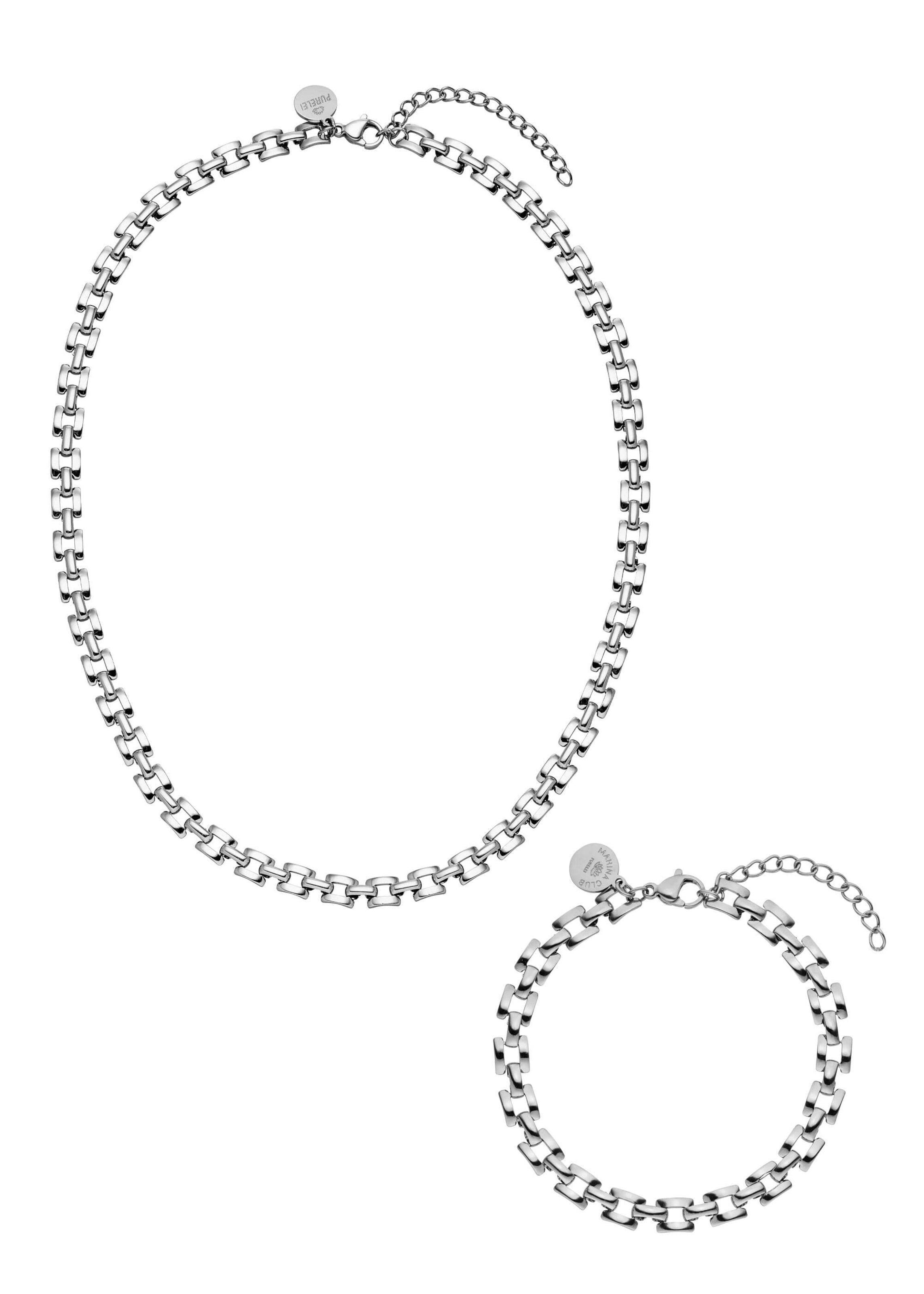 Parure de bijoux 'Beginnings' PURELEI en argent : devant