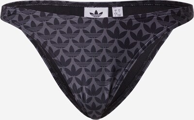 ADIDAS ORIGINALS Bikini apakšdaļa 'Monogram', krāsa - pelēks / melns, Preces skats