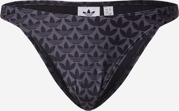 melns ADIDAS ORIGINALS Bikini apakšdaļa 'Monogram': no priekšpuses