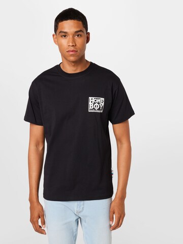 HOMEBOY T-shirt 'Old School' i svart: framsida