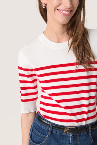 Pull-over 'SLSpina' SOAKED IN LUXURY en blanc