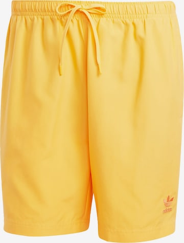 Pantaloncini da bagno 'Adicolor 8-Inch' di ADIDAS ORIGINALS in giallo: frontale