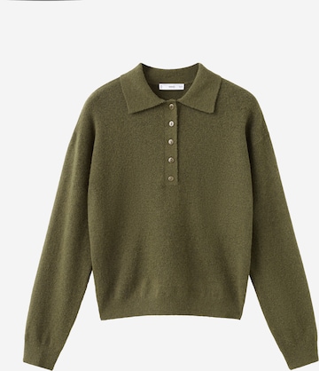 MANGO Svetr 'NEPO' – zelená: přední strana