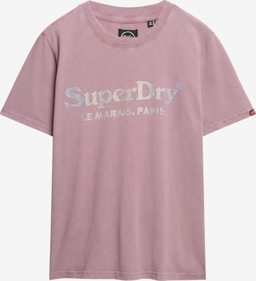Superdry & Co T-Shirt 'Venue' in Lila: Vorderseite