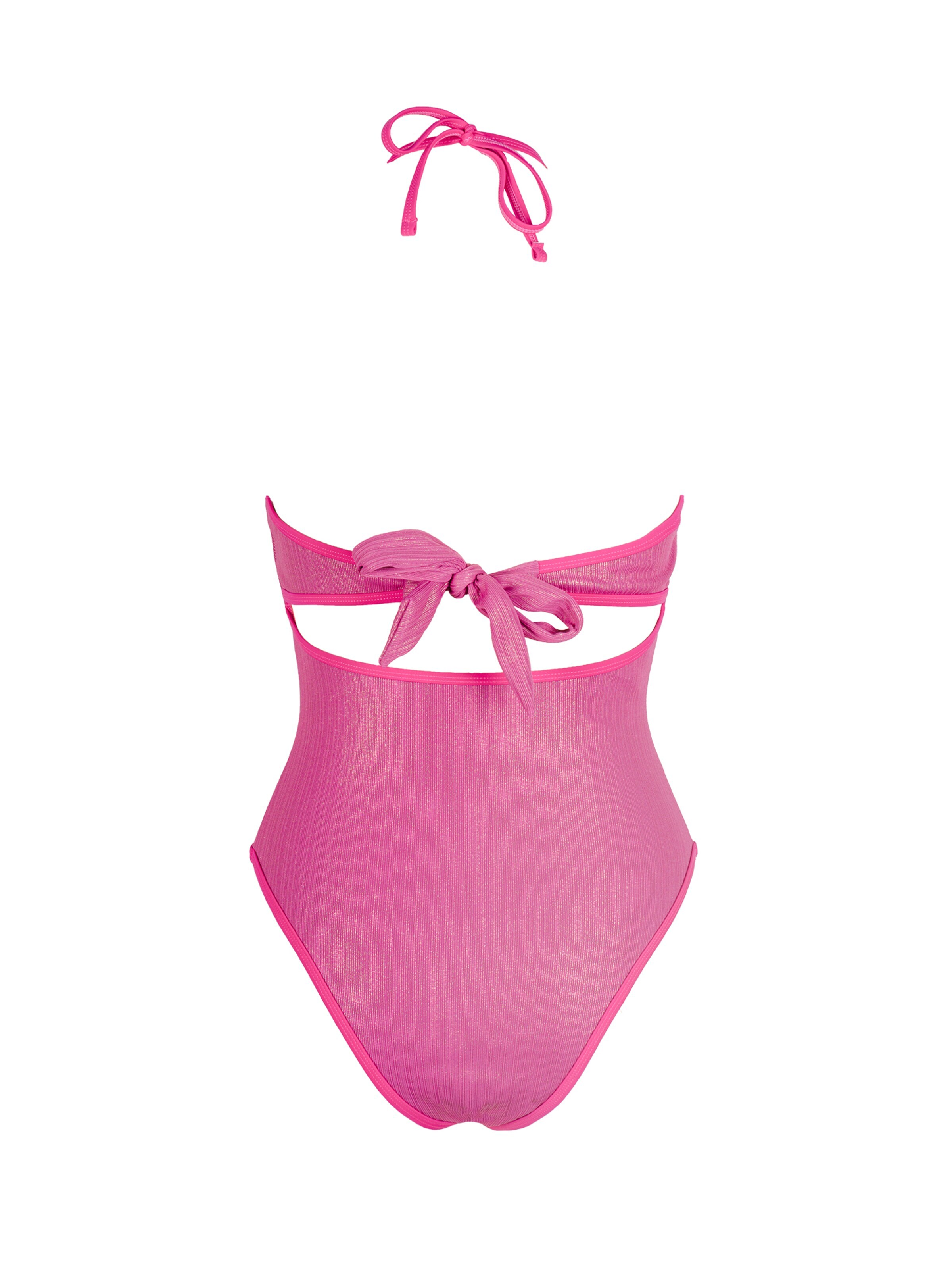 Cupshe Bustier Badeanzug‌‌ in Pink