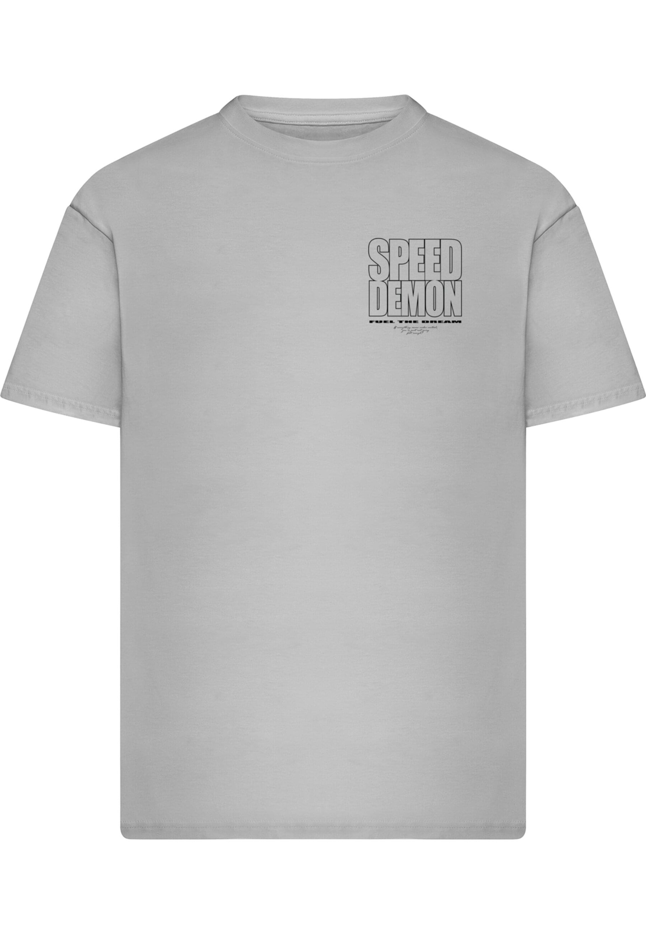 Mister Tee T-Shirt 'Speed Demon' in XXXL in grau / schwarz, Produktansicht