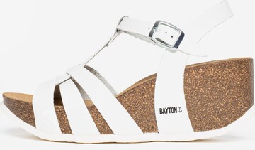 Bayton - Sandália 'Lanzarote' em branco: frente