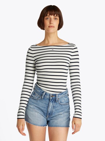Tommy Jeans Shirt in White: front