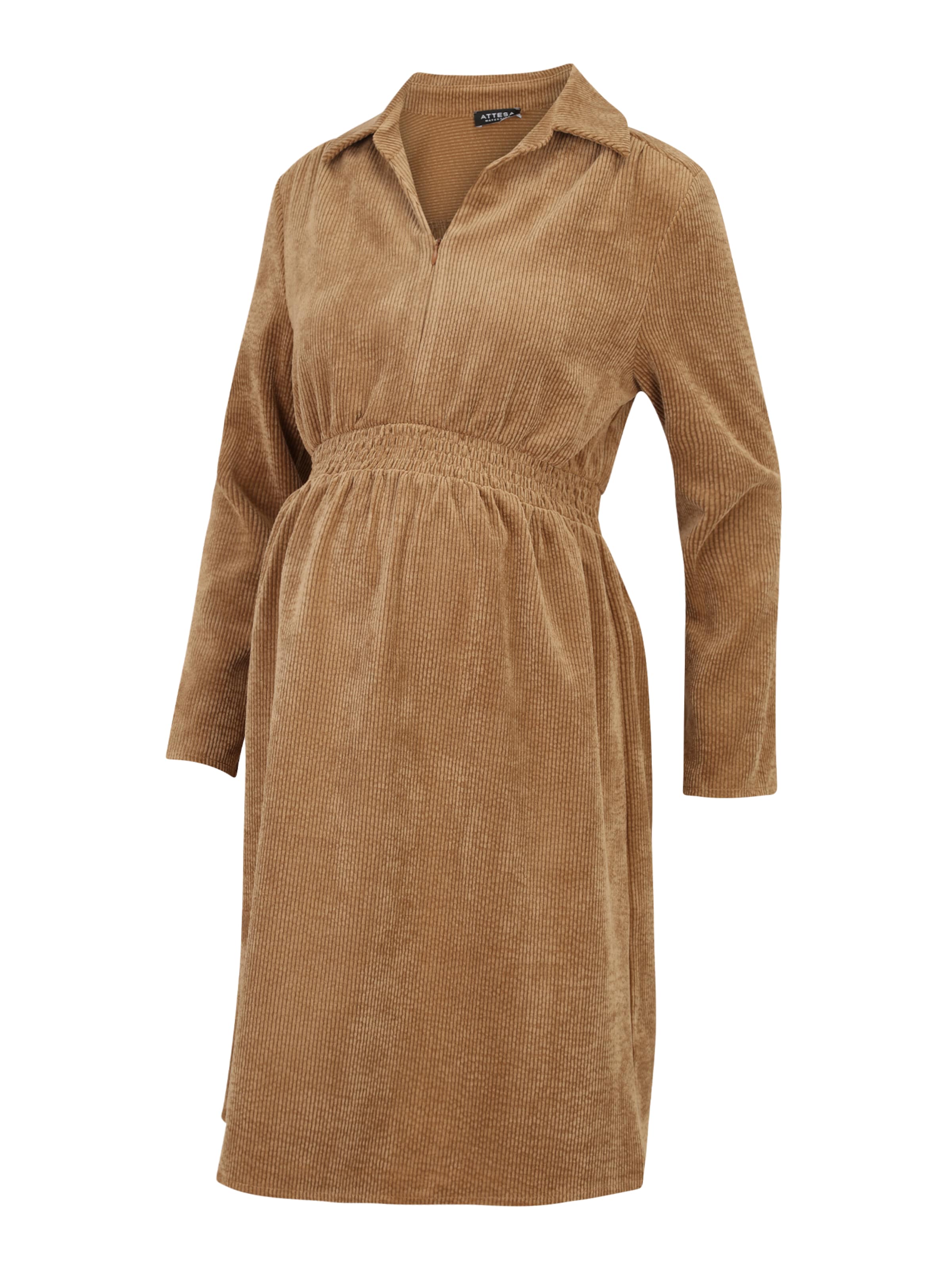 Attesa Kleid in Beige: Vorderseite